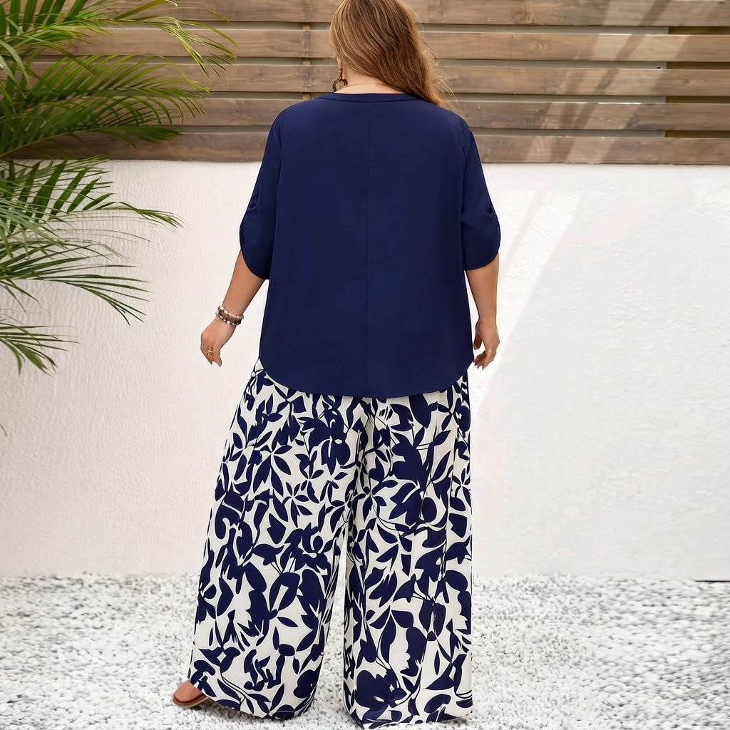 Conjunto Azul Elegante