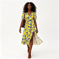 Vestido Estampado de Limones