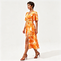 Vestido de Playa Naranja