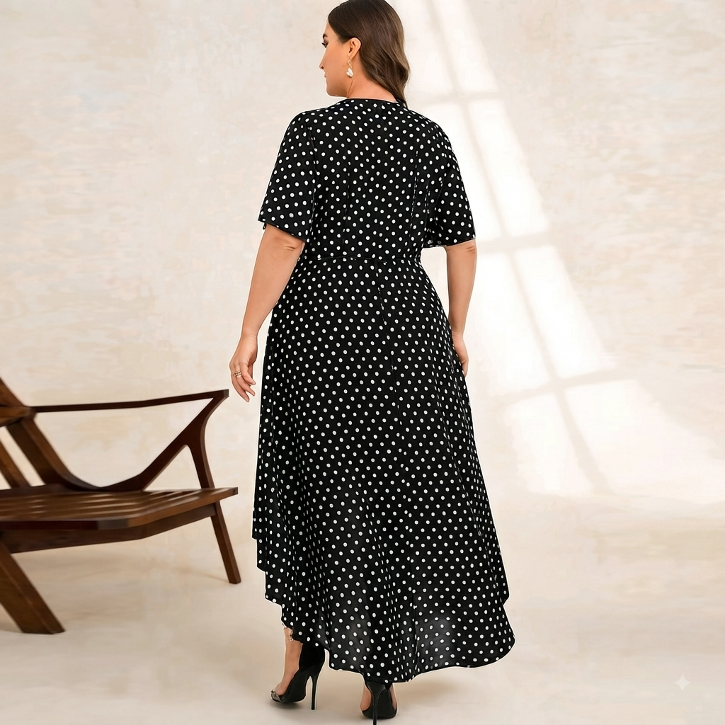 Vestido Negro puntos