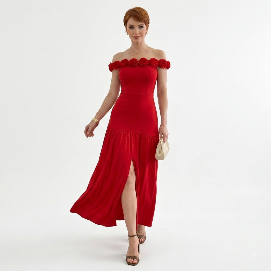 Vestido Sensual Rojo