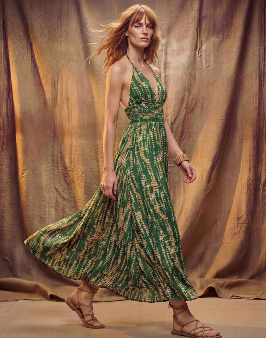 Vestido de Playa Verde