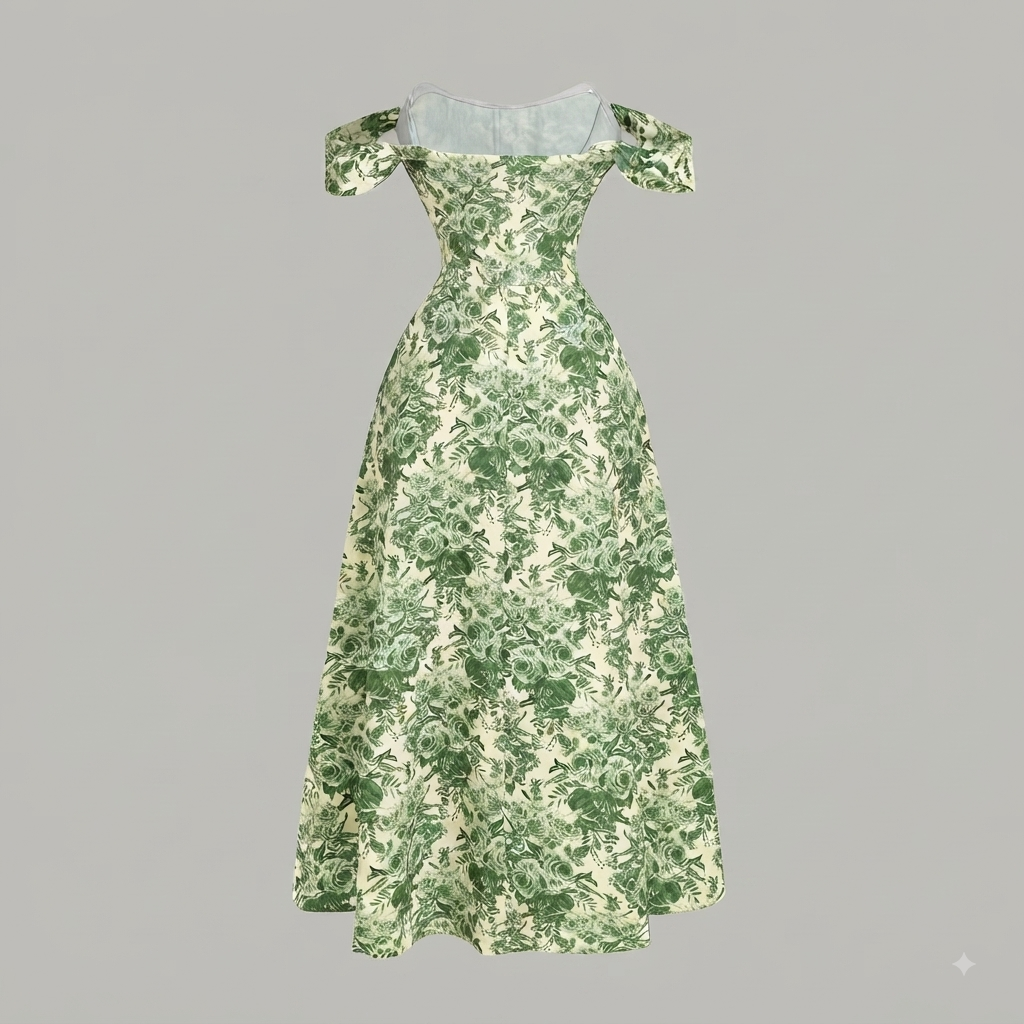 Vestido Verde Strech