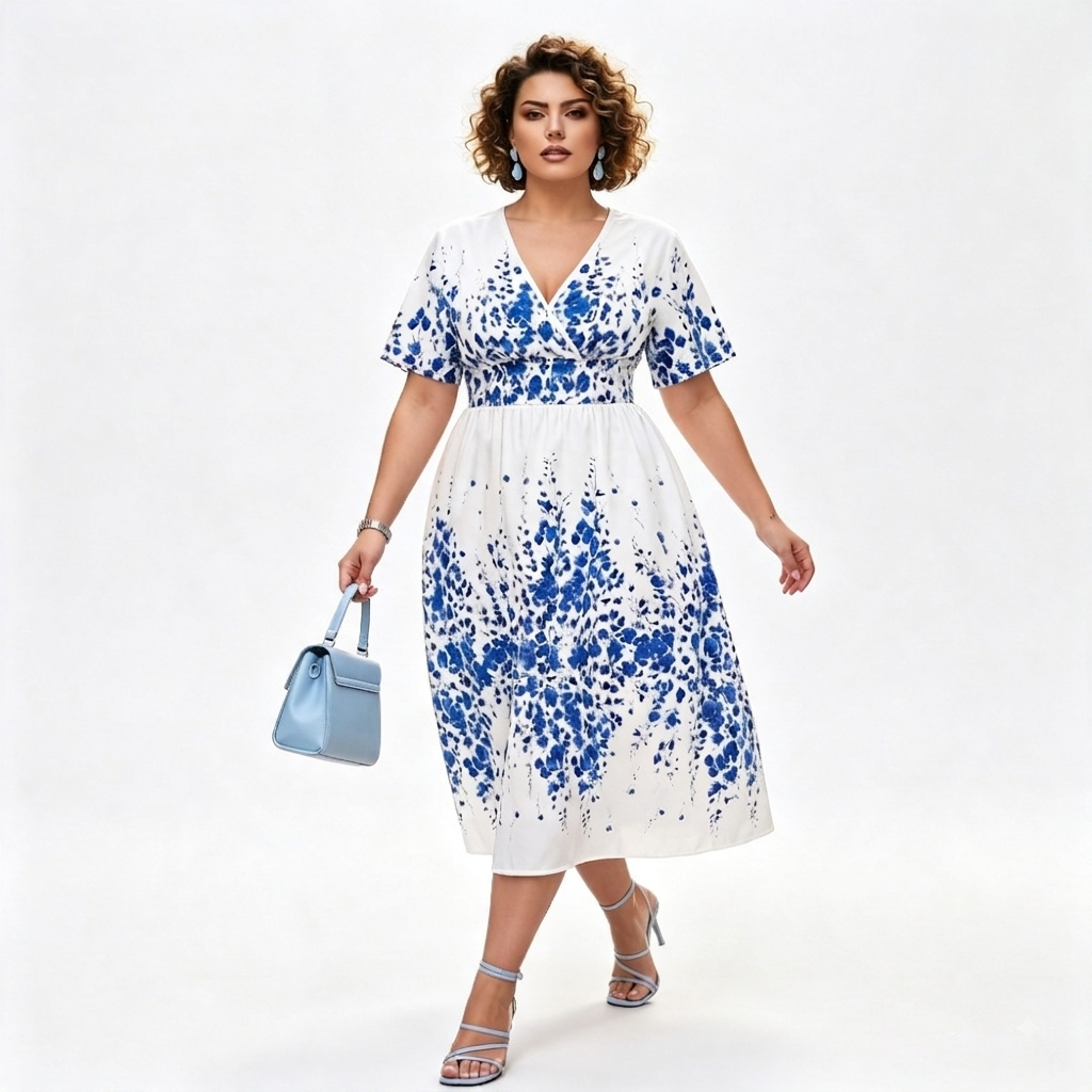 Vestido Floral Blanco